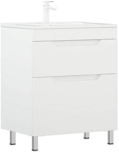 Corozo Тумба под раковину Юта 65 Z2 белая – фотография-2